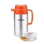 Milton Dura 1000 Stainless Steel Tuff Insulated Jug, 1000 Ml, Orange | Leak Proof | Food Grade | Pu Insulated | Hot & Cold
