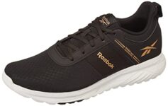 Reebok Men Synthetic/Textile Fitness 24/7 M Running Shoes Black/Golden Bronze Uk-7