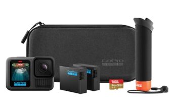 Gopro Hero13 Special Bundle Includes – Hero13 Action Camera, The Handler, 2 Enduro Batteries, 2 Curved Adhesive Mounts, 64Gb Microsd Card (1-Yr International+1-Yr India Warranty),Black