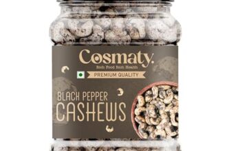 Cosmaty Premium Whole Pepper Cashews Kaju Nuts Dry Fruit (1 Kg)