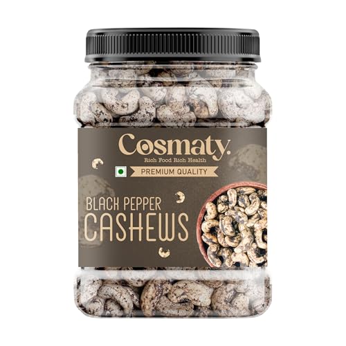 Cosmaty Premium Whole Pepper Cashews Kaju Nuts Dry Fruit (1 Kg)