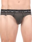 Jockey Men’S Cotton Briefs (Pack Of 2) Us17_Deep Olive_Xl