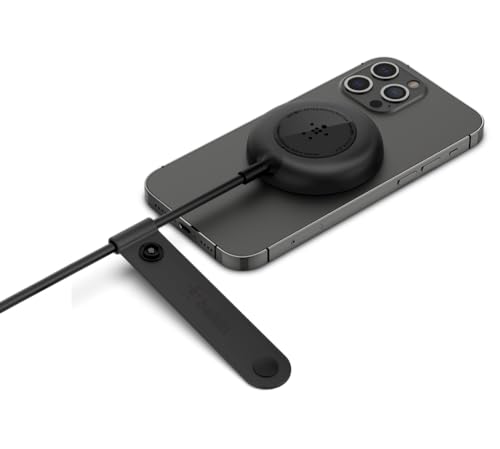 Belkin Magnetic Magsafe Compatible Fast Wireless Charging Pad (For Iphone, Airpods Pro And Airpods With Wireless Charging Case) – Black