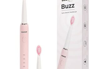Beatxp Buzz Electric Toothbrush For Adults With 2 Brush Heads & 3 Cleaning Modes|Rechargeable Electric Toothbrush With 2 Minute Timer & Quadpacer|19000 Strokes/Min With Long Battery Life (Pink)