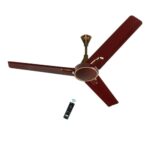 Kuhl Prima A1 1200Mm Decorative Power Saving Bldc Ceiling Fan With Remote | 29W | Saves Upto 65% Electricity | 5 Stars | High Air Flow | Stylish Design | Brown