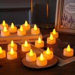 Perpetual Led Candles For Home Decoration – Electric Flameless & Smokeless Led Diya Lights, Acrylic Candle For Home Decor, Diwali Festivals Decoration,New Year, Christmas, Festive (Pack Of 24)