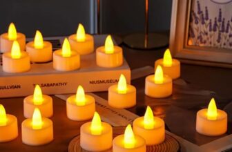 Perpetual Led Candles For Home Decoration – Electric Flameless & Smokeless Led Diya Lights, Acrylic Candle For Home Decor, Diwali Festivals Decoration,New Year, Christmas, Festive (Pack Of 24)