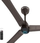 Atomberg Renesa+ Ceiling Fan 5 Star 1200 Mm 3 Blade Ceiling Fan(Bldc Motor With Remote | Earth Brown | Pack Of 1)