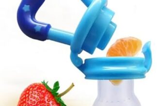 Glun® Soft Silicone Baby Feeder, Food & Fruit Feeder For 3 To 12 Months, 1 Piece Anti Choking Fruit Pacifier, Teether For Infant