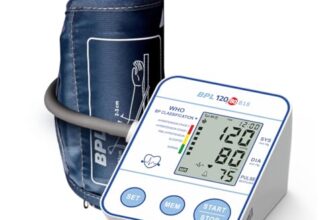 Bpl Medical Technologies Bpl 120/80 B18 Digital Blood Pressure Monitor With Usb Compatibility Automatic (White) | Ce Certified