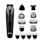 Morphy Richards Kingsman Pro 12-In-1 Grooming Kit For Men| Rechargeable All In One Men Trimmer|5 Face Nose Ear Hair Blades| Nose & Ear Trimmers| Private Part Shaving Body Groomers I 2-Yr Warranty