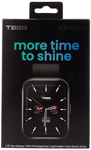 Maxima Max Pro Sky 1.85″ Hd Smart Watch With Bluetooth Calling, Ai Voice Assistant, Add Personalised Qr, Always On Display For 30 Min, Hr/Spo2/Stress/Sleep Monitor, 550Nits Brightness (Gold Black)