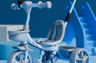 Lifelong Trike Cycle For Kids Cycle 2-5 Years-Tricycles For Boy&Girl-Baby Cycle-Bicycle For Kids-Bike With 3 Eva Wheels,Bell&Basket -Durable Tricycle With Parental Control 30Kg Capacity,Multicolor