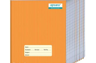 Apsara Kingsize Notebook (Brown Cover) 24X18 Pages 120 Unruled