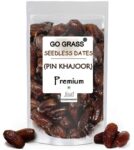 Go Grass | Pin Khajur | Arabian Dates | Exceptional Taste And Soft, No Sugar | Dates(1 Kg)