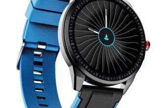 Boat Flash Edition Smart Watch W/Activity Tracker, Multiple Sports Modes, 1.3″ (3.3 Cm) Screen, 170+ Watch Faces, Sleep Monitor,Camera & Music Control, Ip68 & 7 Days Battery Life(Galaxy Blue)