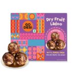 Go Desi Dry Fruit Laddu 200 Grams, Made With 95% Dry Fruits & 5% Honey, Nuts, Desi Meetha, Sweets Indian Mithai, Indian Sweets Gift Pack