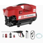 Gomechanic Car Pressure Washer High Pressure Pump Machine Portable Washing Gun 1800 Watts, 120 Bars & 6.5L/Min Flow Rate 8 Meter Outlet Hose For Car, Bike & Home Cleaning (Red, Lhpw20)