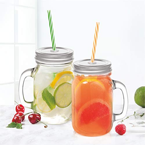 Treo By Milton Trinity Mason Storage Jar, Set Of 2, 470 Ml