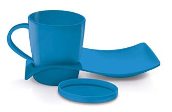 Milton Coffee And Cookies Melamine Server Set Of 3, Blue