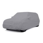 Arnv Mirror Pocket, Fabric Car Body Cover For Harrier (Grey)