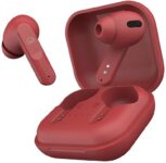 Ekko Earbeats T04 Tws With 50H Playtime, 10Mm Driver, Noise Cancellation,Massive Bass Bluetooth Gaming(Red, True Wireless)