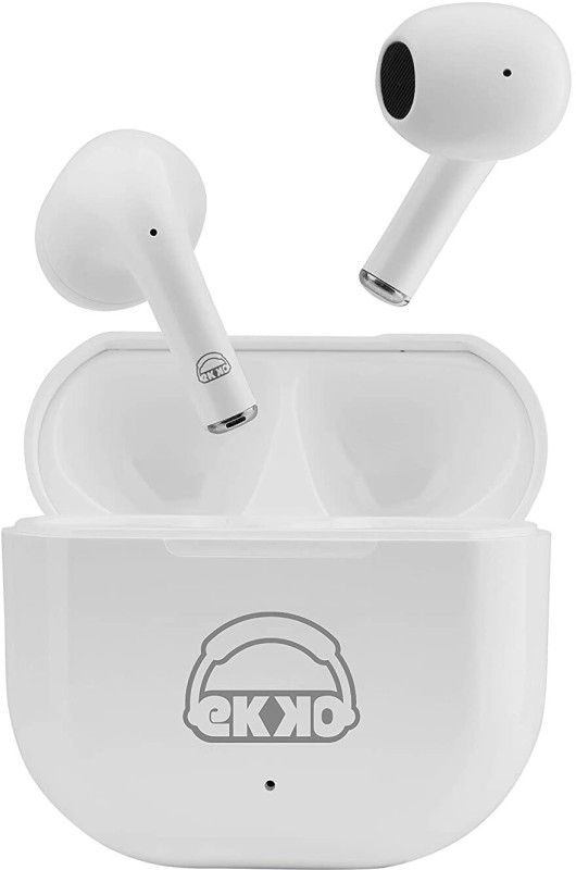 Ekko Earbeats T04 Tws With 50H Playtime, 10Mm Driver, Noise Cancellation,Massive Bass Bluetooth Gaming(Red, True Wireless)