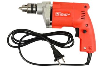 Spartan 10Mm Aped10A Advance 350W 2600Rpm Electric Pistol Grip Corded Drill Machine | Drilling Into Wood, Plastic, Glass & Metal For Home & Professional Use(Red, Pack Of 1)