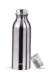 Milton Glitz 600 Thermosteel 24 Hours Hot And Cold Water Bottle, 580 Ml, Silver