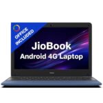 Jiobook 11 Android 4G Laptop (Mediatek 8788 Octa-Core 2 Ghz/Arm Mali G72 Mp3 @800 Mhz/29.5Cms 60 Hz/Thin And Light Laptop/ 4 Gb Lpddr4/ 64 Gb Emmc/Jioos/Dual Band Wi-Fi/Blue/ 990 Gms)/Office Included