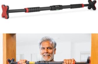 Lifelong Pull Up Bar For Home – Adjustable Rod 70Cm To 100Cm Width, Wall Mounted Without Screws – Door Pull Up Bar To Increase Height – Chin Up Bar Weight Capacity 200 Kgs