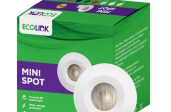 Ecolink 2W Led Spot Light | Mini Spot Light For Display & Home Decoration | Cut Out: 35Mm, Color: Green, Pack Of 1