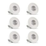 Surya 2W Led Prime Spot Light, Ceiling Spot Light (Green) (Pack Of 6)