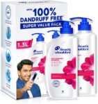 Head & Shoulders Smooth And Silky, Anti Dandruff Shampoo For Women & Men(1.3 L)