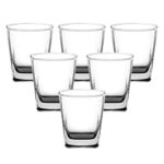 Ocean Plaza Glass Set, 207.02Ml, Set Of 6, Clear