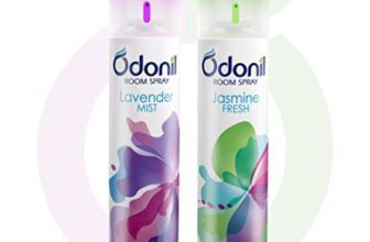 Odonil Room Air Freshener Spray – 440Ml Combo (Pack Of 2, 220Ml Each) | Lavender Mist & Jasmine Fresh | Nature Inspired Fragrance For Home & Office | Long Lasting Fragrance
