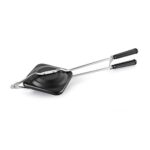 Cello Non-Stick Aluminium Sandwich Gas Toaster | Compatibility With Gas Stoves | Flame-Proof Design | Heat-Resistant Handle | Sandwich Maker | Sandwich Toaster | Black