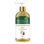 Biotique Onion Black Seed Shampoo For Fresh, Strong And Shining Hair, 300 Ml | Hair Fall Control