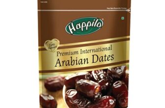 Happilo Premium Arabian Dates Pouch, 500 G