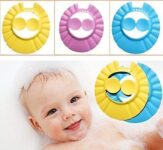Oanda Shamoo Cap Hat Baby Shower Caps Bath Cap For Toddler/Baby/Kide/Soft & Flexible Material Visor Hat Safe Shampoo Protection