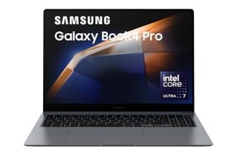 Samsung Galaxy Book4 Pro | Intel Evo Core Ultra 7 155H | Built-In Ai | 16″ (40.64Cm) Touchscreen Dynamic Amoled 2X 120Hz| 500 Nits (32Gb/1Tb Ssd/Intel Arc/Win11/Mso’21/Gray/1.56Kg)