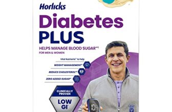 Horlicks Diabetes Plus, Vanilla, 200G, Powder | Helps Manage Blood Sugar | Starts Working From Day 1