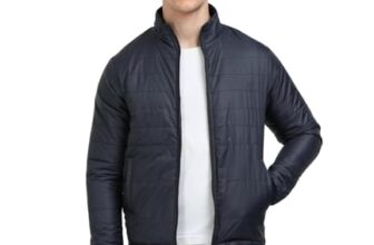 Scott International Winter Jacket For Men Bomber Jacket Mens Nylon Quilted Standard Length Puffer Jacket Full Sleeve Mens Jacket Monsoon Jackets For Men All Weather Jacket For Men