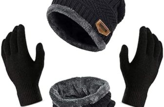 Perpetual Men’S Winter Wear Set And Gloves – Stylish Woolen Caps, Neck Warmers, And Winter Accessories For Men And Women, Perfect Beanie Cap For Cold Weather Mix Color 1 Set