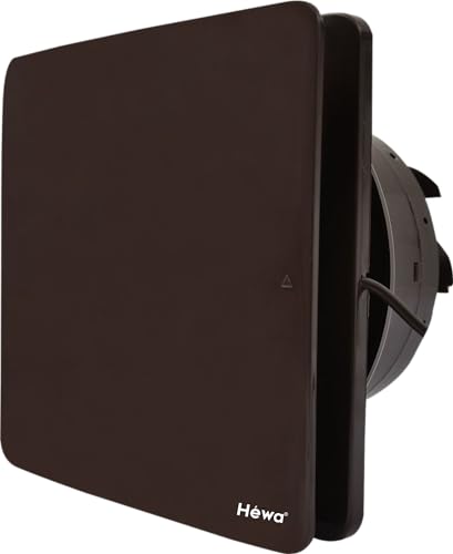Hewa Casa 6 Inch 150Mm (Round) High Speed Copper Exhaust Fan For Bathroom Kitchen Office With Dust Protection Shutters (Brown)