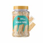 Go Desi Sesame Chikki Jar | Til Chikki | Nutritious Bar | No Added Preservatives And Colours | Gajak | Sweets | Gazak | 50 Pieces