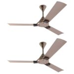 Ecolink Airozephyr 1200Mm Decorative Ceiling Fan|Bee 1 Star Rated Energy Efficient Ceiling Fan|Superior Air Delivery (Topaz Gold)