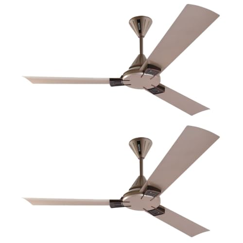 Ecolink Airozephyr 1200Mm Decorative Ceiling Fan|Bee 1 Star Rated Energy Efficient Ceiling Fan|Superior Air Delivery (Dark Teak Brown)
