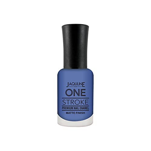 Jaquline Usa One Stroke Premium Nail Enamel | Purple Heart #J21 | 8Ml | Chip Resistant | Voluptuous Gel Finish|Impeccable Color | Seamless Application | Long-Lasting | Harmful Chemical Free