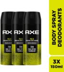 Axe Pulse Body Spray – For Men(150 Ml, Pack Of 3)